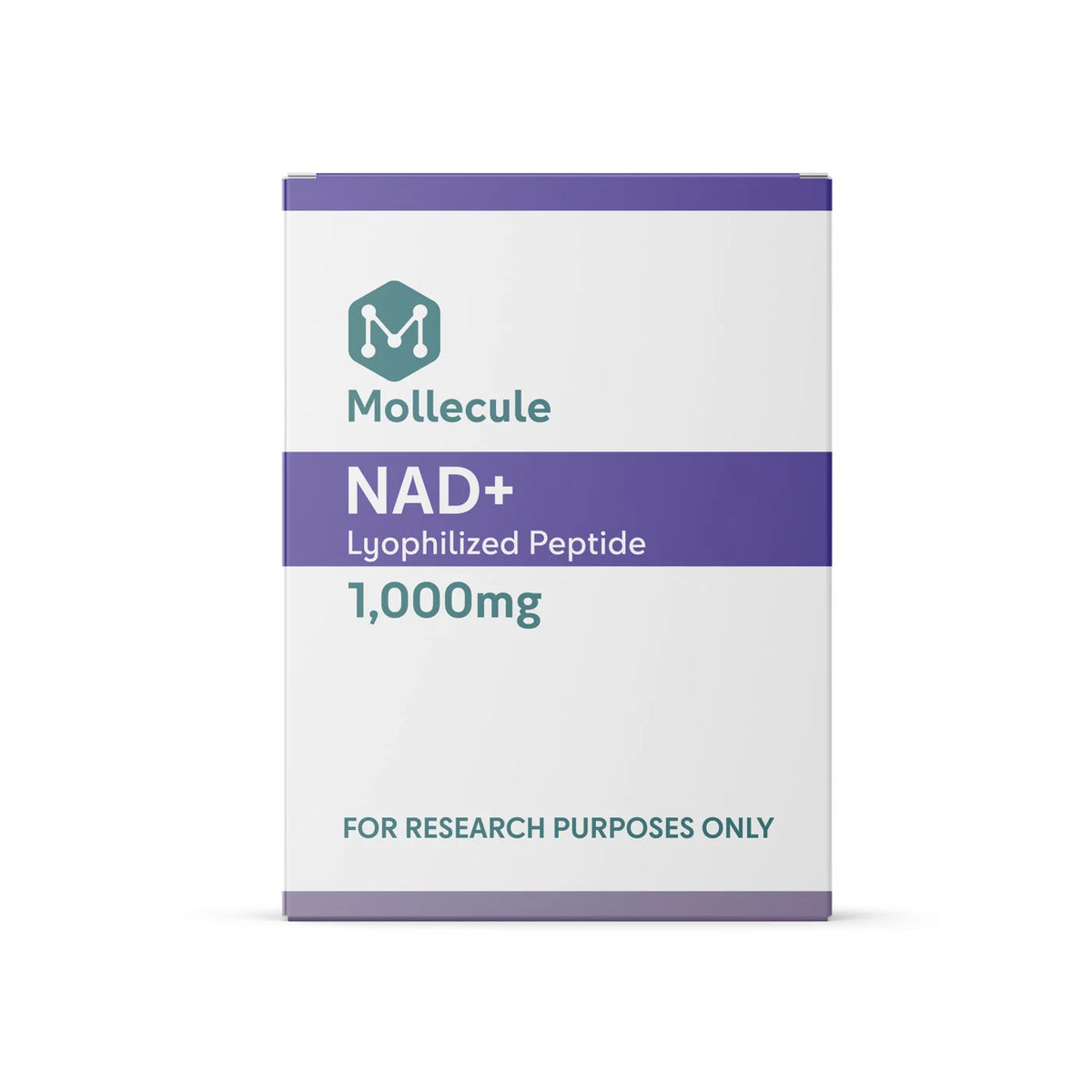 NAD+ 5 count oral film strips by Mollecule, for research purposes only.