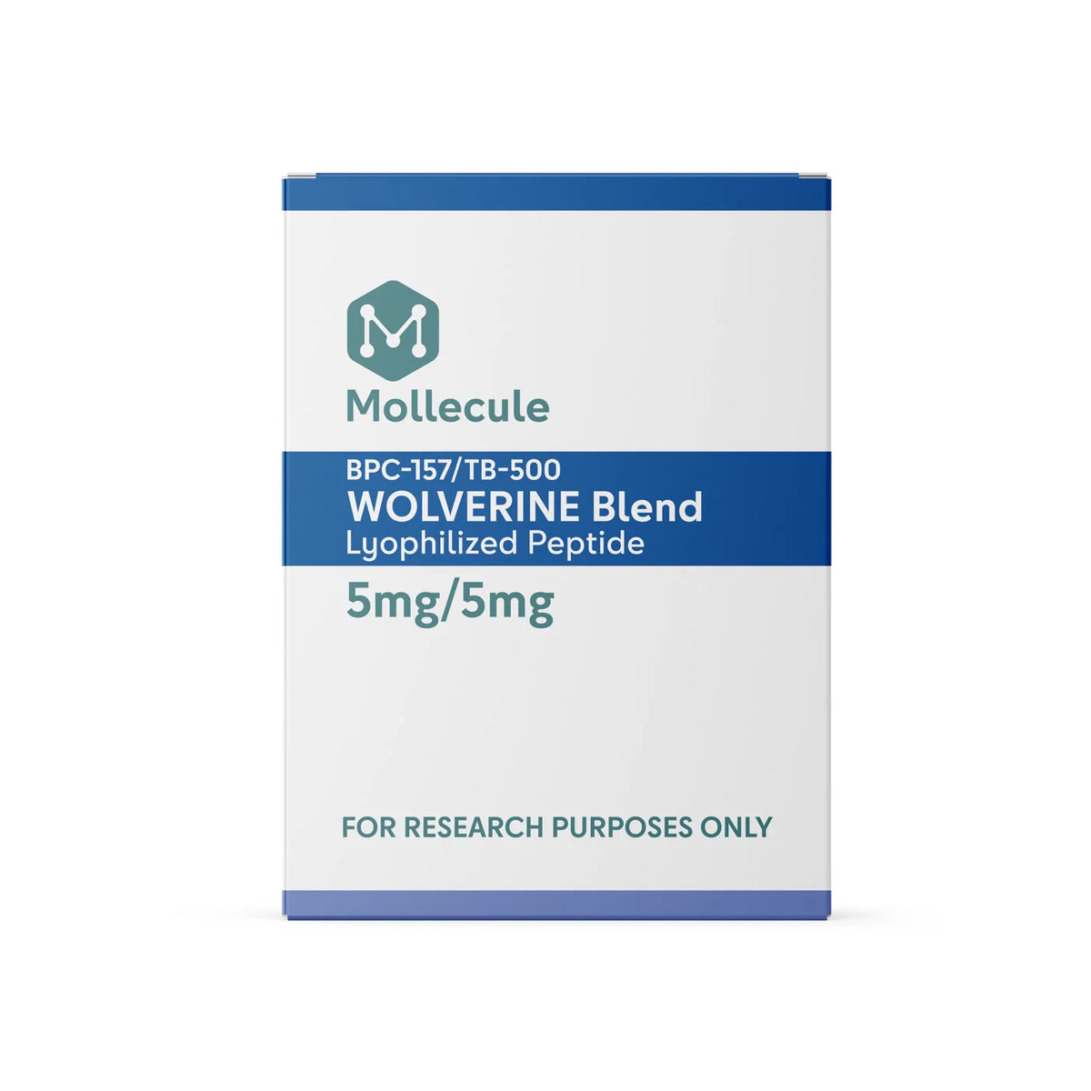 WLV-Recovery 5 count oral film strips by Mollecule, for research purposes only.